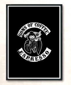 Sons Of Coffee Modern Poster Print