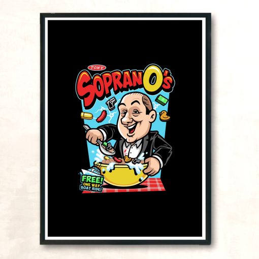 Sopranos Cereal Modern Poster Print