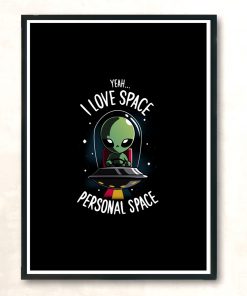 Space Lover Modern Poster Print