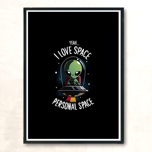 Space Lover Modern Poster Print