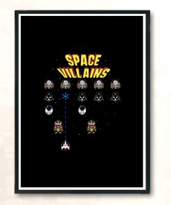 Space Villains Modern Poster Print