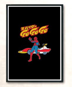 Spidey Go Go Go Modern Poster Print