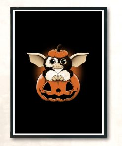 Spooky Mogwai Modern Poster Print