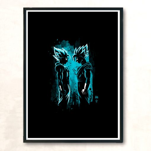 Stain Fusion Modern Poster Print
