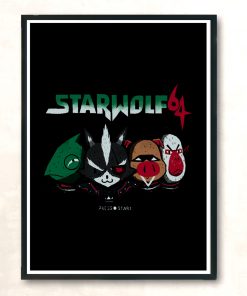 Starwolf 64 Modern Poster Print
