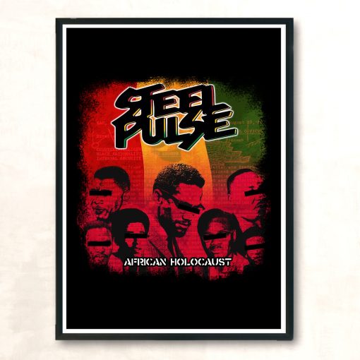 Steel Pulse African Holocaust Vintage Wall Poster