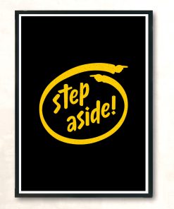 Step Aside Modern Poster Print
