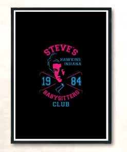 Steves Babysitters Club Modern Poster Print