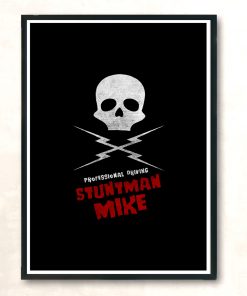 Stuntman Mike Modern Poster Print