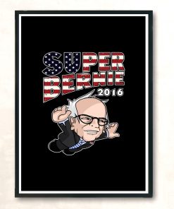 Super Bernie 2016 Modern Poster Print