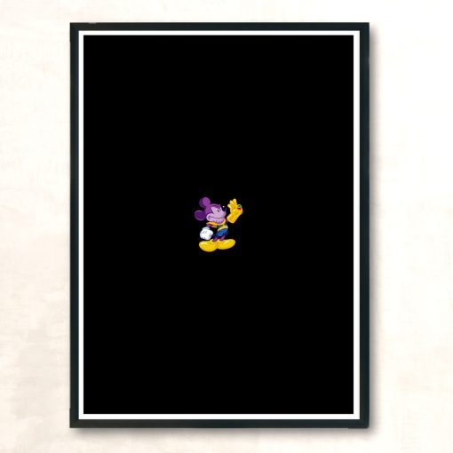 Thanos Mickey Mouse Modern Poster Print