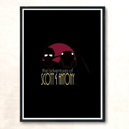The Adventures Of Scott And Antony Modern Poster Print