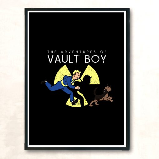 The Adventures Of Vault Boy Modern Poster Print