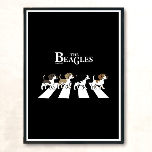 The Beagles Modern Poster Print