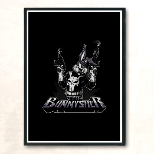 The Bunnysher Modern Poster Print