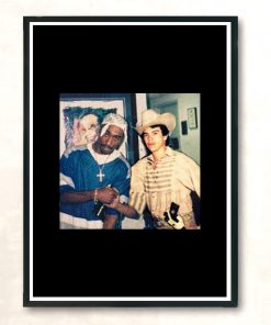 Tupac And Chalino Sanchez Vintage Music Vintage Wall Poster