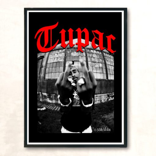Tupac Birds Vintage Wall Poster