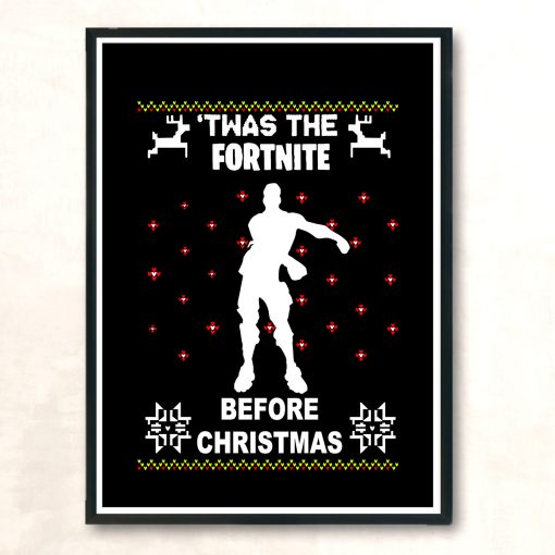Twas The Fortnite Before Christmas Huge Wall Poster
