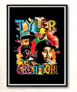Tyler The Creator Fan Art Retro Vintage Wall Poster