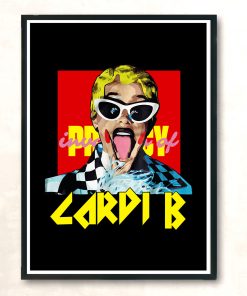 Vintage Invasion Of Privacy Cardi B Vintage Wall Poster