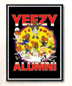 Yeezy Alumni Team Vintage Wall Poster