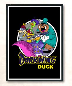 Disney Ducktales Darkwing Duck Aesthetic Wall Poster