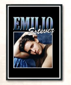 Emilio Estevez Brat Pack Rapper Aesthetic Wall Poster