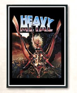 Heavy Metal Animation Movie Aesthetic Wall Poster