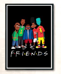 Hey Arnold We Are Back Friends Tv Show Aesthetic Wall Poster