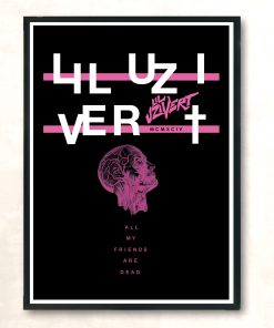 Lil Uzi Vert Tour All My Friends Are Dead 90s Idea Aesthetic Wall Poster
