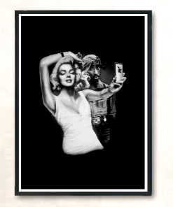 Marilyn Monroe Tupac Shakur Friends Baby Onesies Style Aesthetic Wall Poster