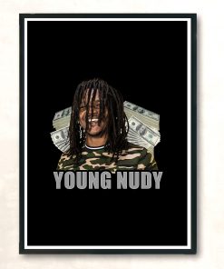 Rapper Young Nudy Dollar Graphic Aesthetic Wall Poster
