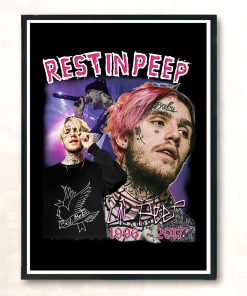 Rest In Lil Peep Aesthetic Wall Poster
