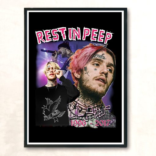 Rest In Lil Peep Aesthetic Wall Poster