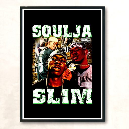 Soulja Slim Hip Hop Retro Aesthetic Wall Poster