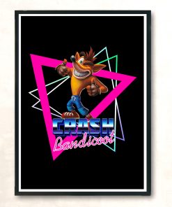 Special Of Crash Bandicoot Playstation Gaming Aesthetic Wall Poster