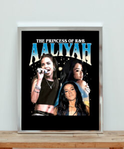 Aaliyah Queen Rnb Rap Retro Aesthetic Wall Poster