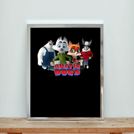 Arctic Dogs Aesthetic Wall Poster