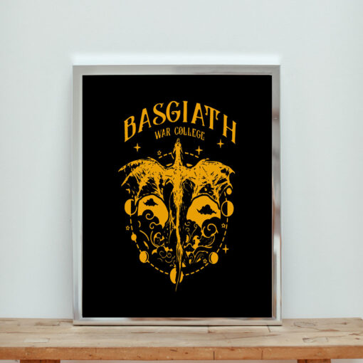 Basgiath War College Aesthetic Wall Poster