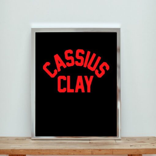 Cassius Clay Aesthetic Wall Poster