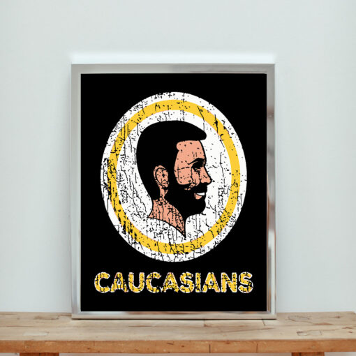 Caucasians Pride Aesthetic Wall Poster