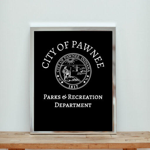 City Of Pawnee Parks And Recreation Aesthetic Wall Poster