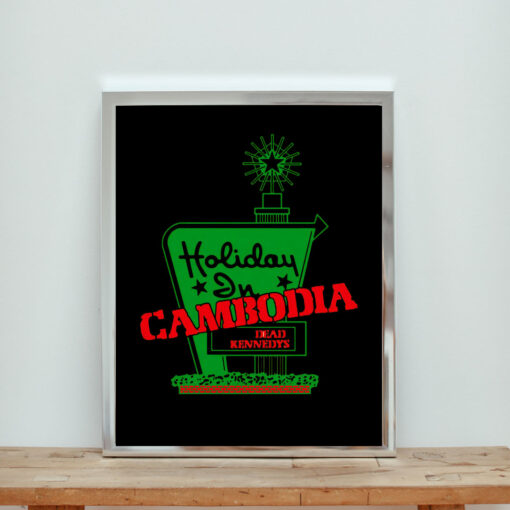 Dead Kennedys Holiday In Cambodia Aesthetic Wall Poster