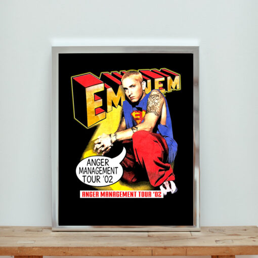 Eminem Superman Anger Management Aesthetic Wall Poster