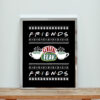 Friends Central Perk Fix Aesthetic Wall Poster