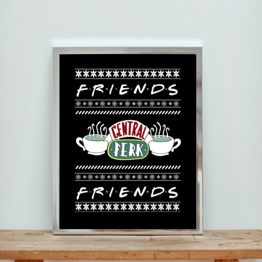 Friends Central Perk Fix Aesthetic Wall Poster