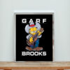 Garth Brooks X Garfield Garf Brooks Vintage Cartoon T Shirt Aesthetic Wall Poster
