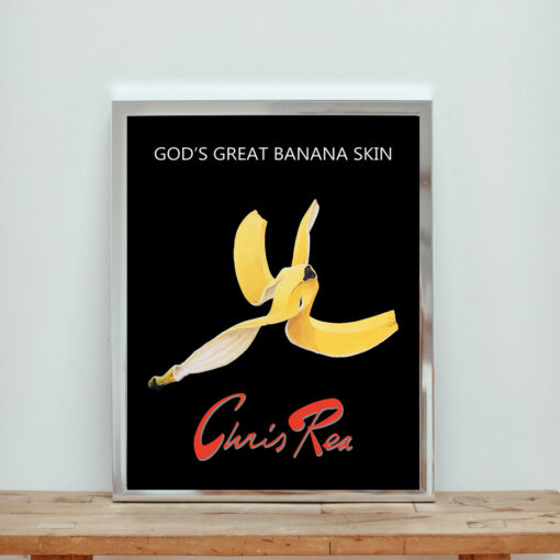 God's Great Banana Skin Aesthetic Wall Poster