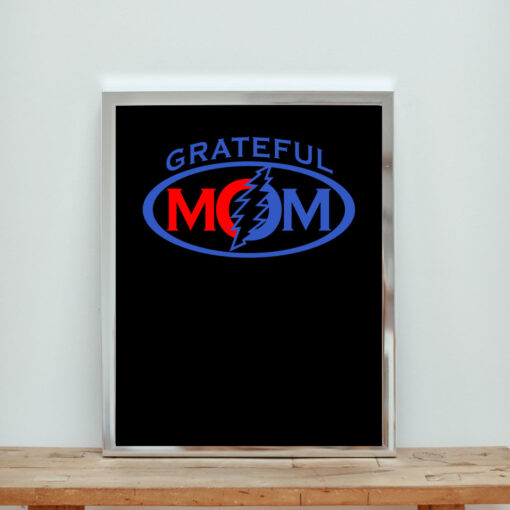 Grateful Mom Aesthetic Wall Poster