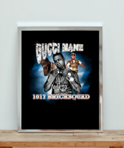 Gucci Mane Bricksquad Aesthetic Wall Poster